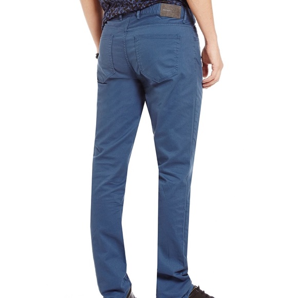 Micheal Kors Denim Blue Parker Slim Fit Pants 30 - Picture 2 of 8
